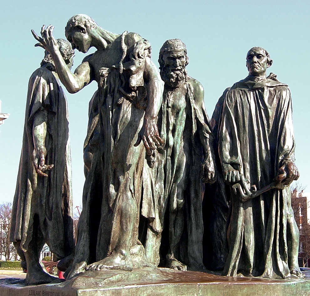 Los burgueses de Calais, de Auguste Rodin 