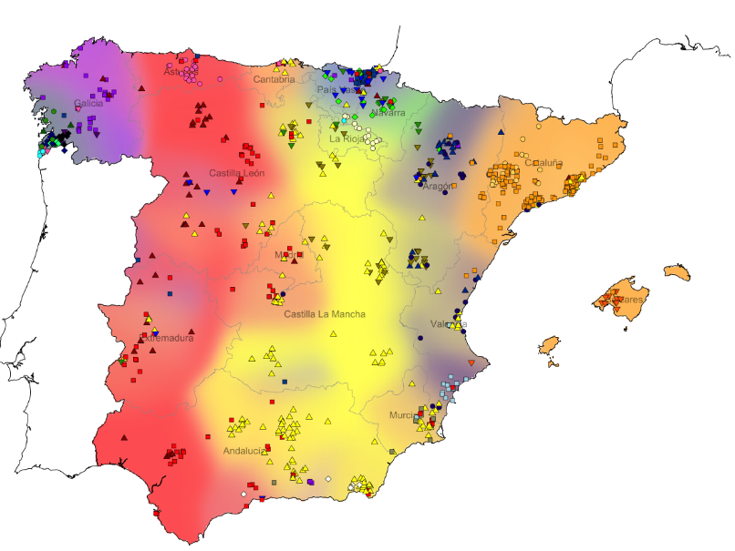 Patrones genéticos en la Península Ibérica