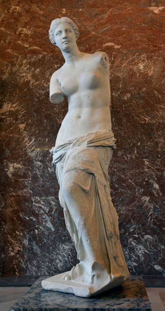 La Afrodita (Venus) de Milo (Museo del Louvre, París)