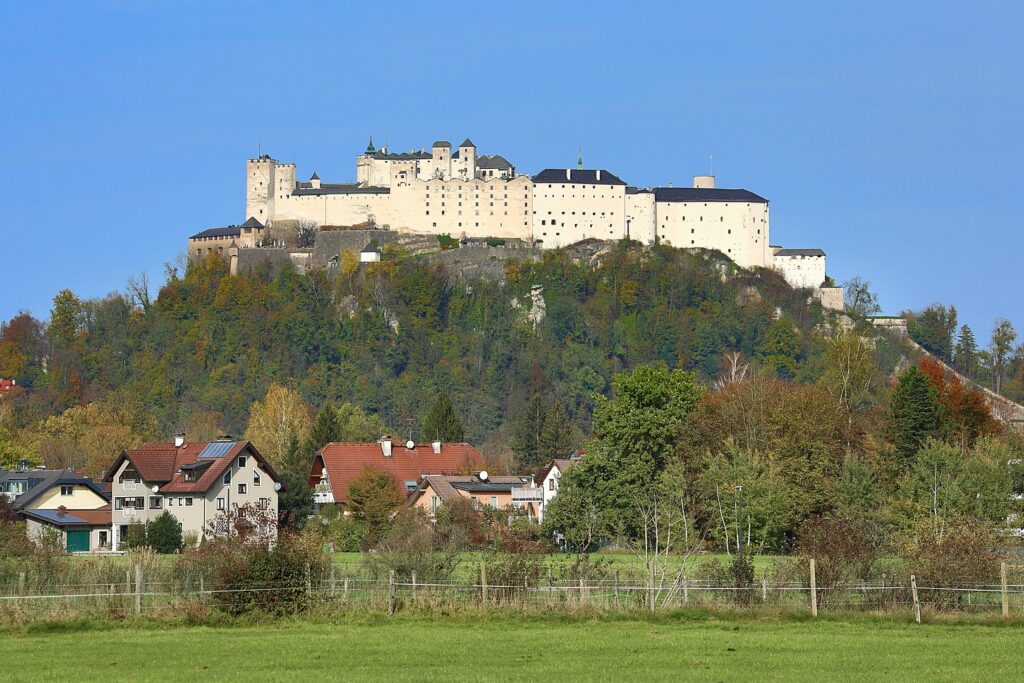 La fortaleza Hohensalzburg, en Salzburgo