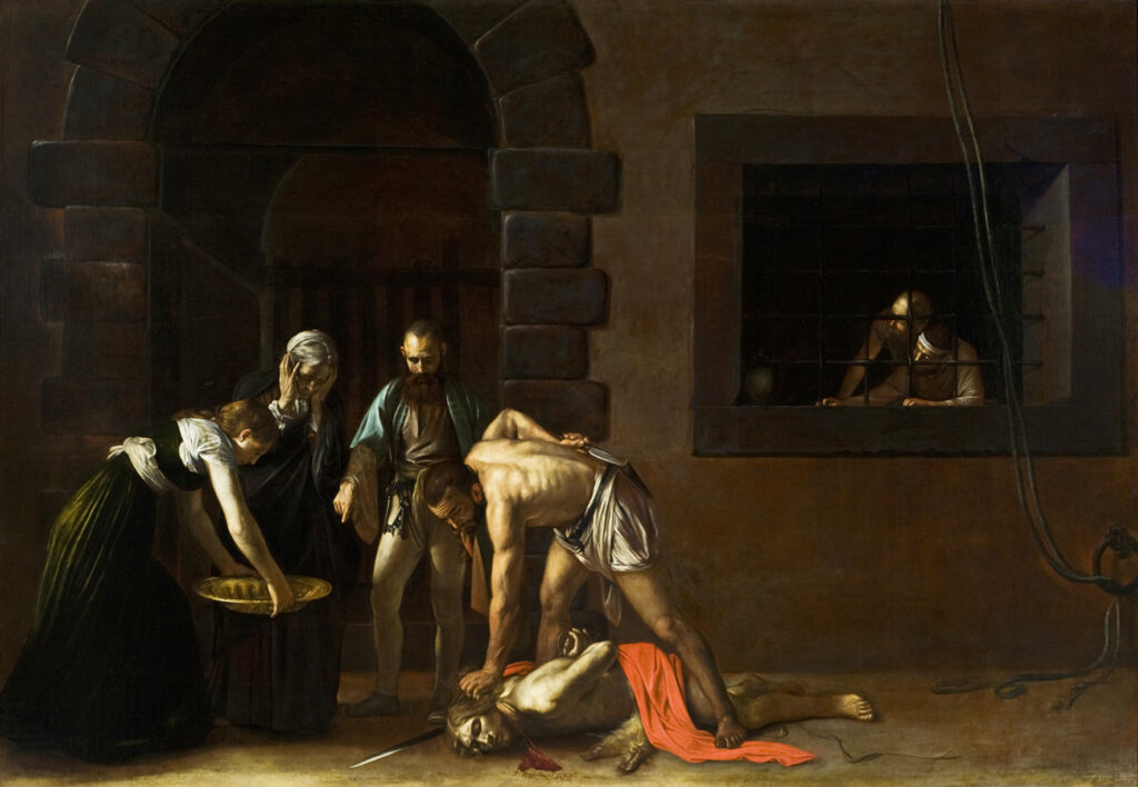 La decapitación de San Juan Bautista, de Caravaggio