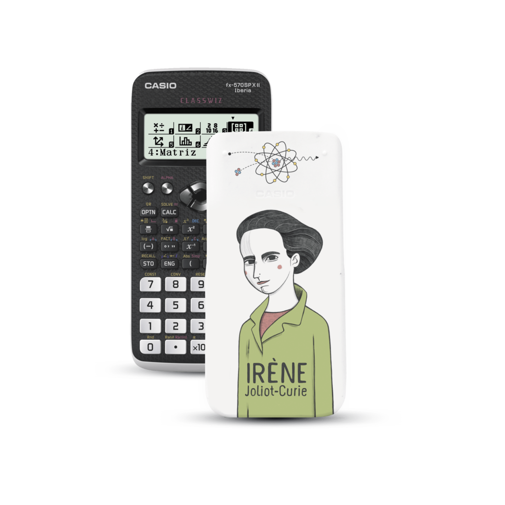 Calculadoras Casio ClassWiz FX-570SPXII: María Antònia Canals, Irène Joliot-Curie y Nerea Luis