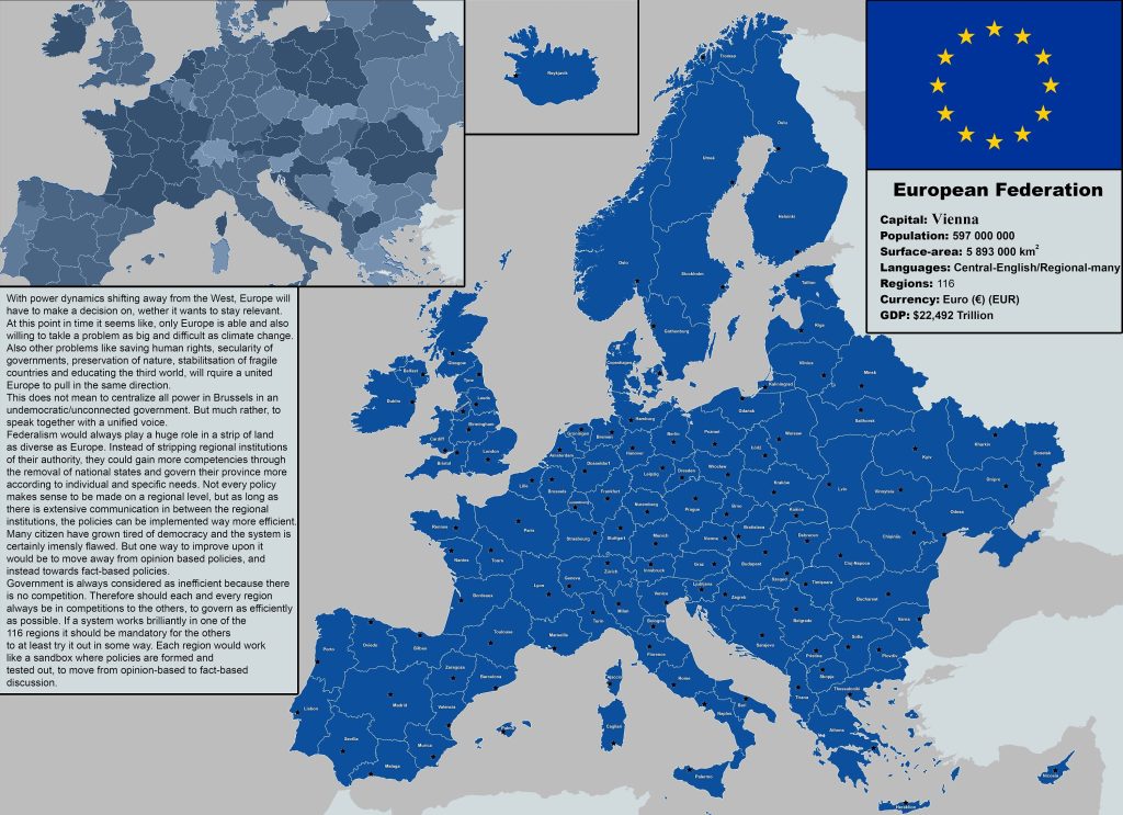 Europa, capital: Viena