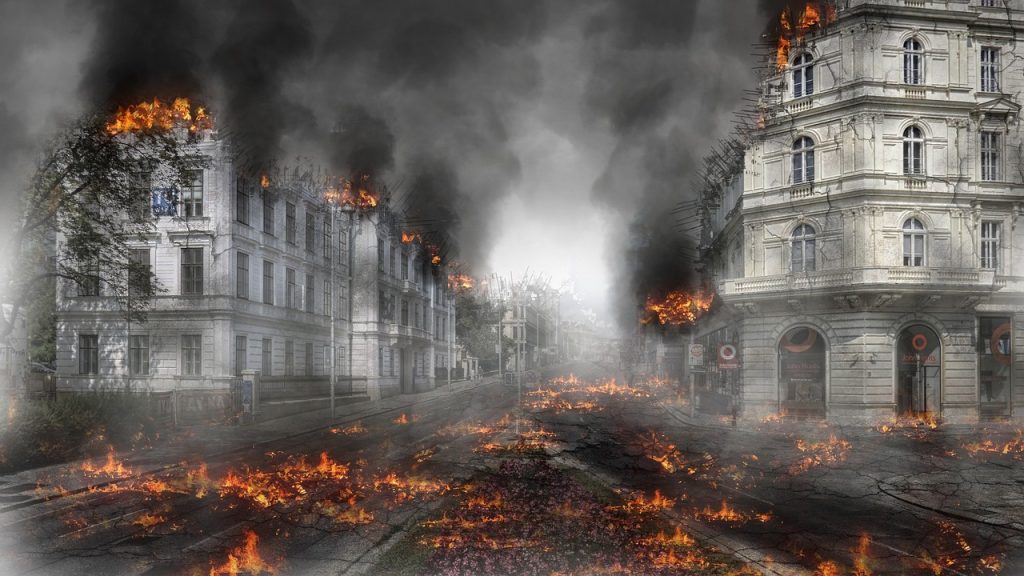 ¡Cierra la puerta al fuego!