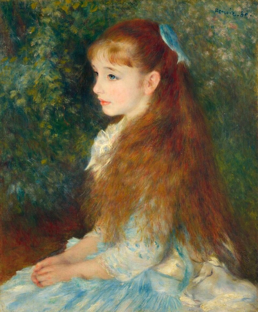 Retrato de Irène Cahen d'Anvers o La petite Irène, de Pierre-Auguste Renoir