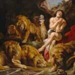 Daniel en el foso de los leones, de Rubens