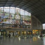 La vidriera de la estación de Bilbao-Abando, de Montes Iturrioz